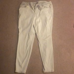 Skinny jeans off-white/gray color